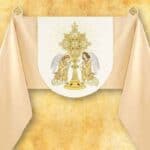 Welon haftowany naramienny "Anioły"