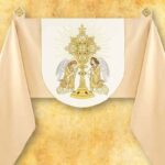 Welon haftowany "Anioły"