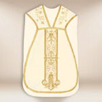 Casula romana in colore ecru