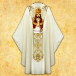 Casula liturgica con Gesù Cristo Re