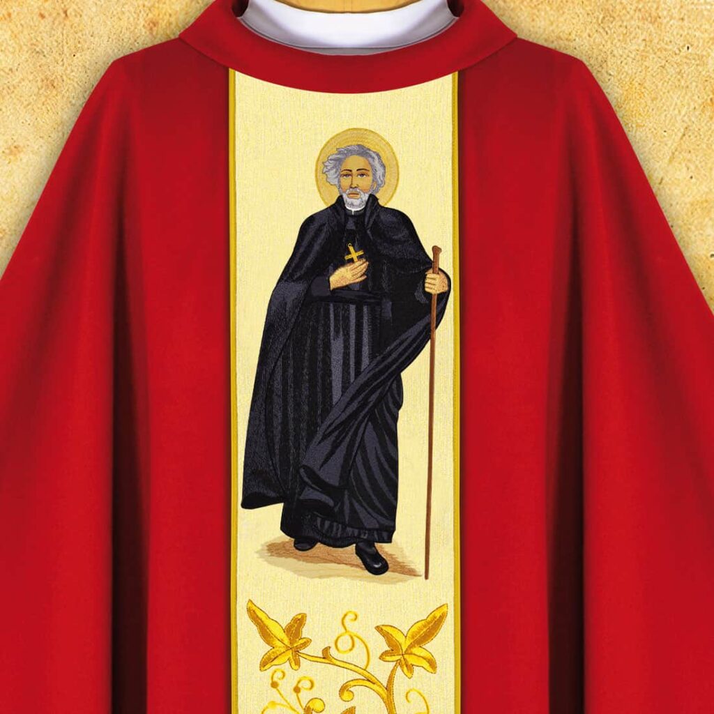 Casula ricamata San Bobola