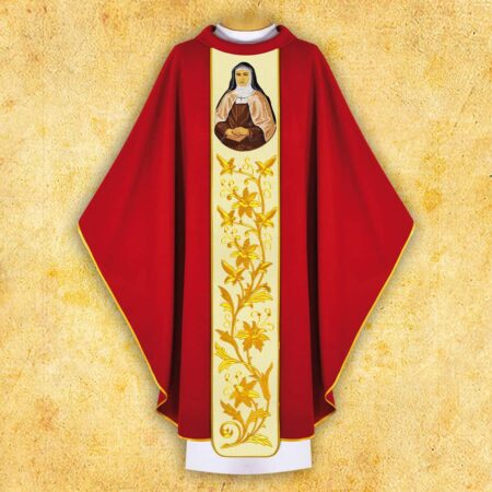 Casule ricamata con Santa Edith Stein