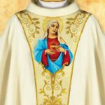 Ornat haftowany "Serce Maryi"