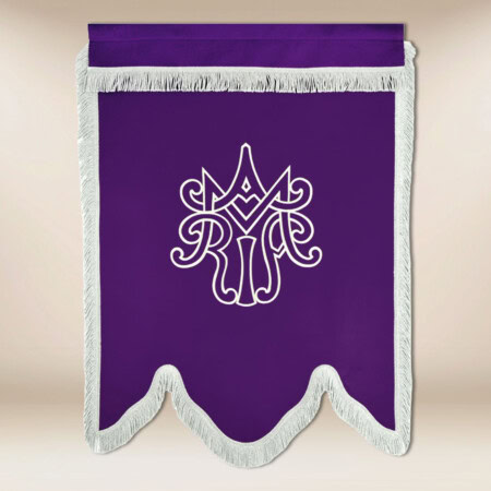 chorągiew żałobna Matka Boża