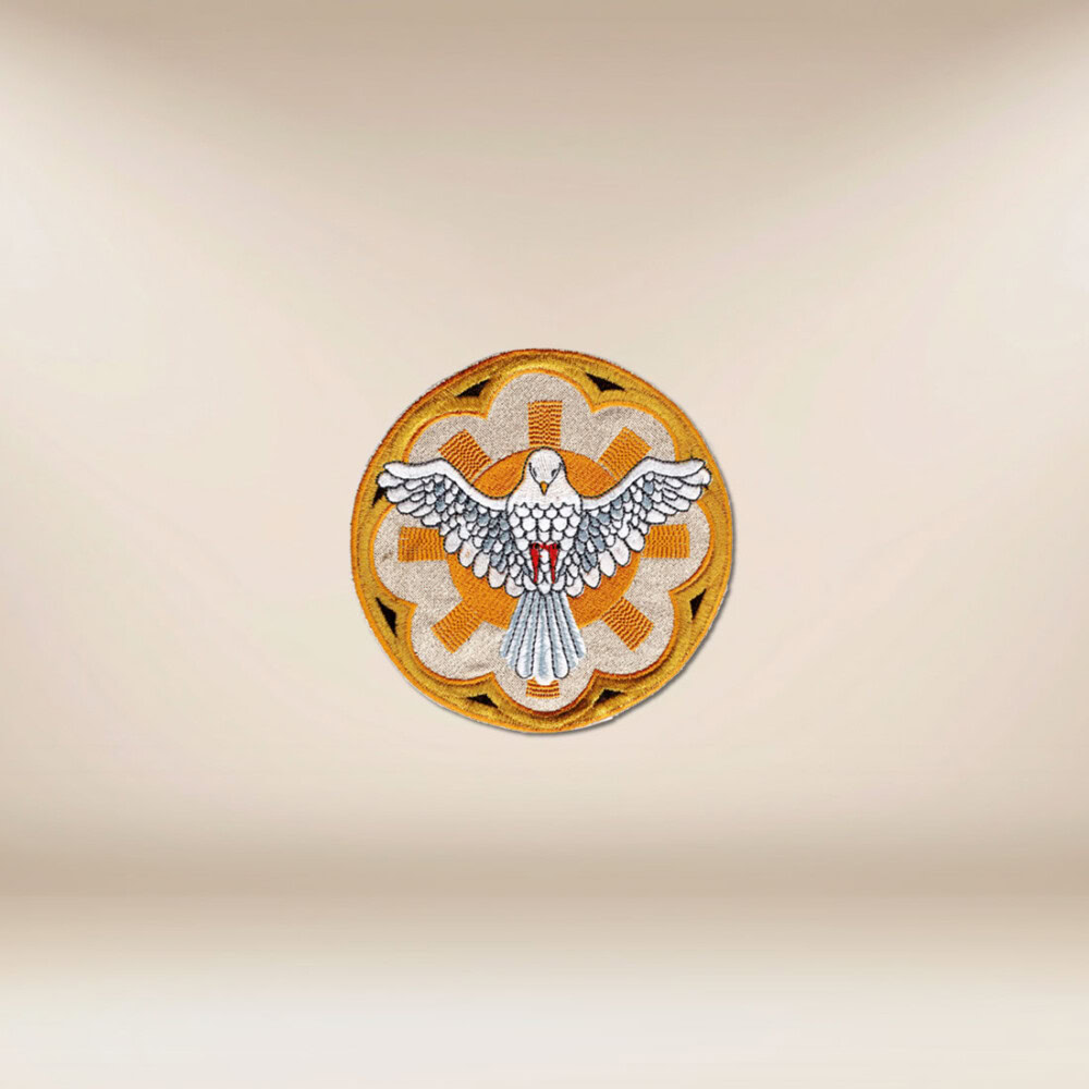 applicazione ricamata Spirito Santo
