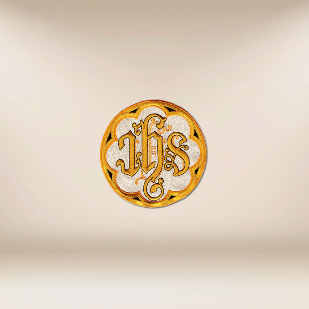 applicazione ricamata IHS