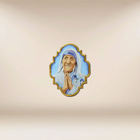 applicazione ricamata Santa Teresa di Calcutta
