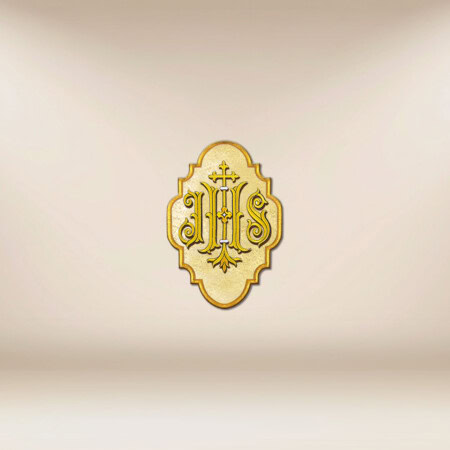 applicazione ricamata IHS