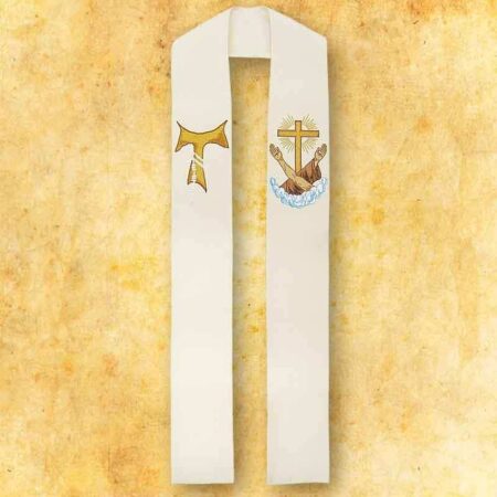 Stuła haftowana "Franciszkański"