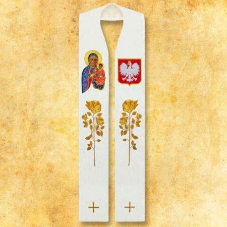 Stuła haftowana "Patriotyczna"