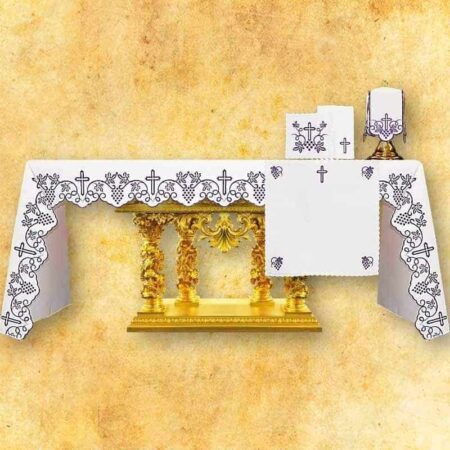 Obrus haftowany Fioletowe Winogrono