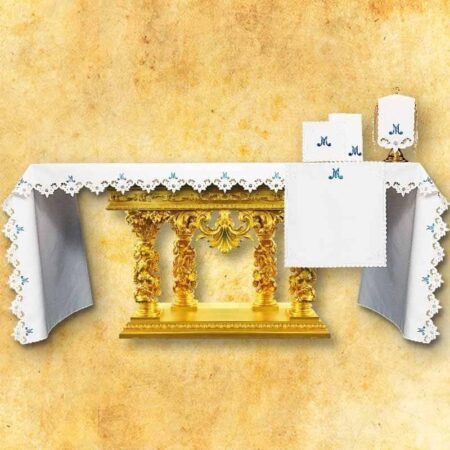 Obrus haftowany Maryjny Florencki