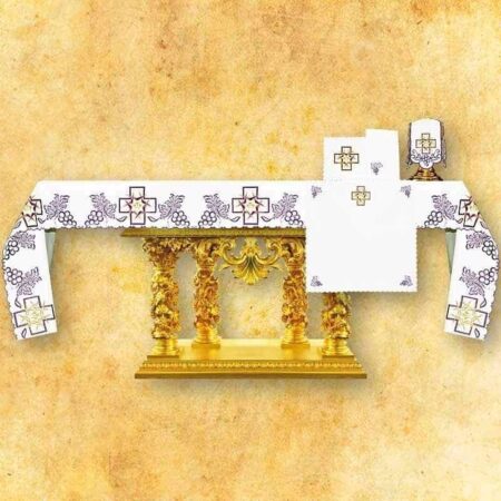 Obrus haftowany Krzyże z Cierniami