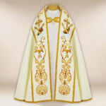 Piviale francescano ricamato