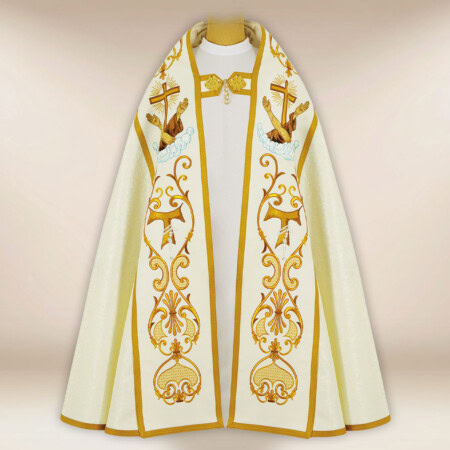 Piviale francescano ricamato