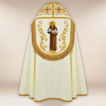 Piviale francescano ricamato