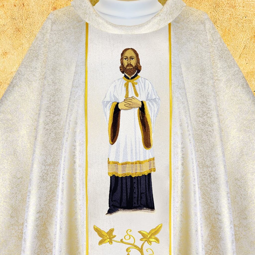 Casula ricamata San Giovanni Cantius