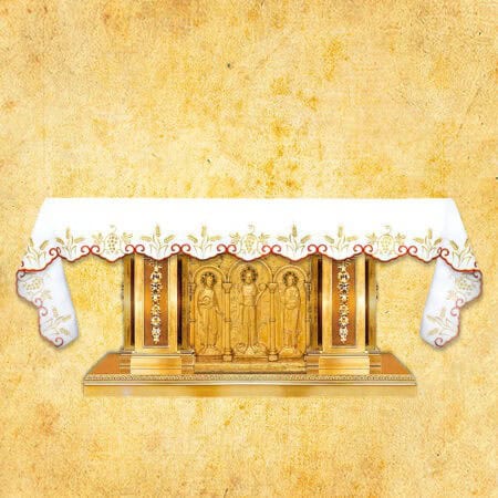 Obrus haftowany "Alfa Omega" - na dowolny wymiar