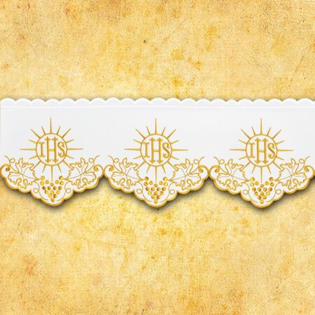 Koronka haftowana "Cristiano" złota