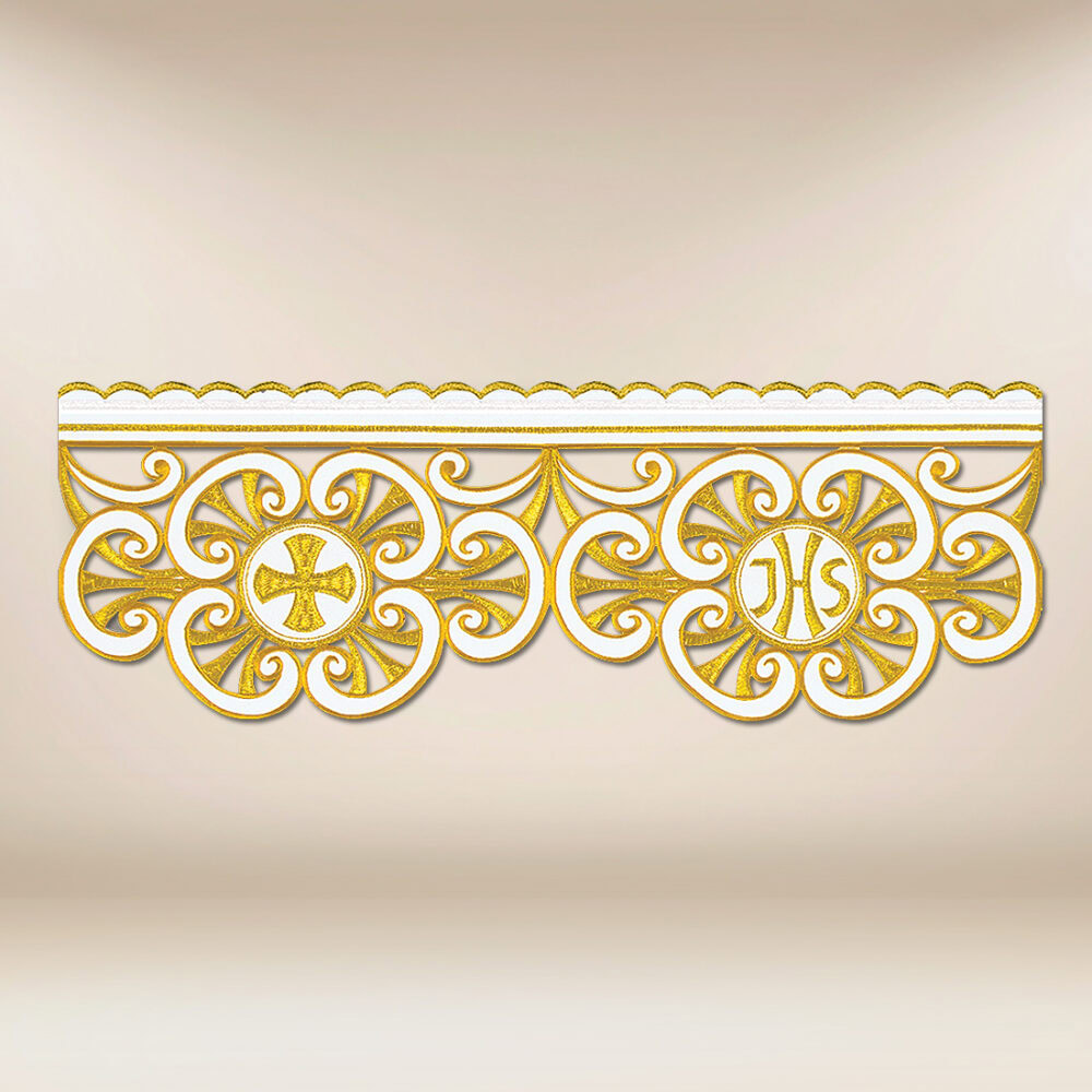 Pizzo omerale ricamato con IHS