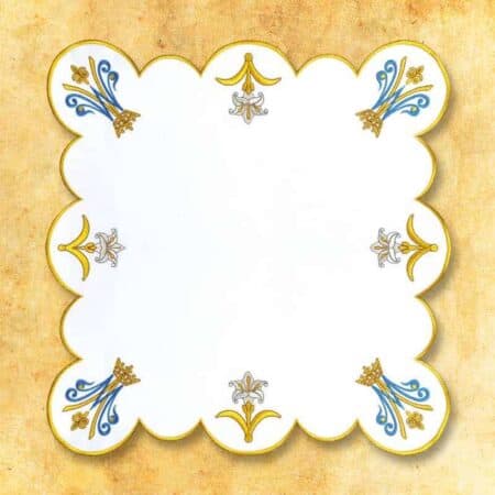 Serwetka haftowana "Maryjny Królewski" 45x45