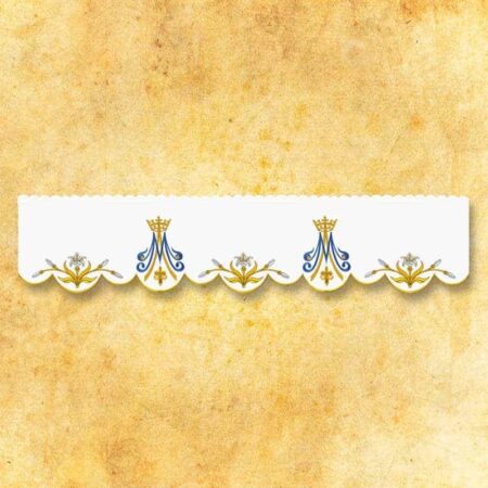 Obrus haftowany "Maryjny Królewski" na dowolny wymiar