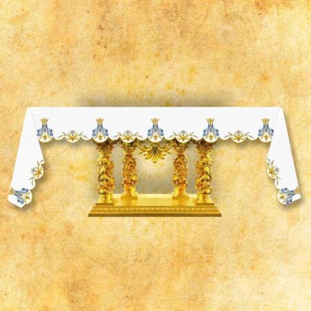 Obrus haftowany "Maryjny Królewski" na dowolny wymiar