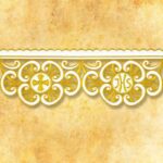 Pizzo omerale ricamato con IHS