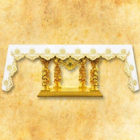 Serwetka haftowana "Cristiano" złota 32x32