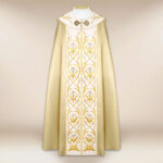 Piviale ricamato mariano