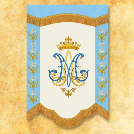 Mini Chorągiew Dwustronna Matka Boża