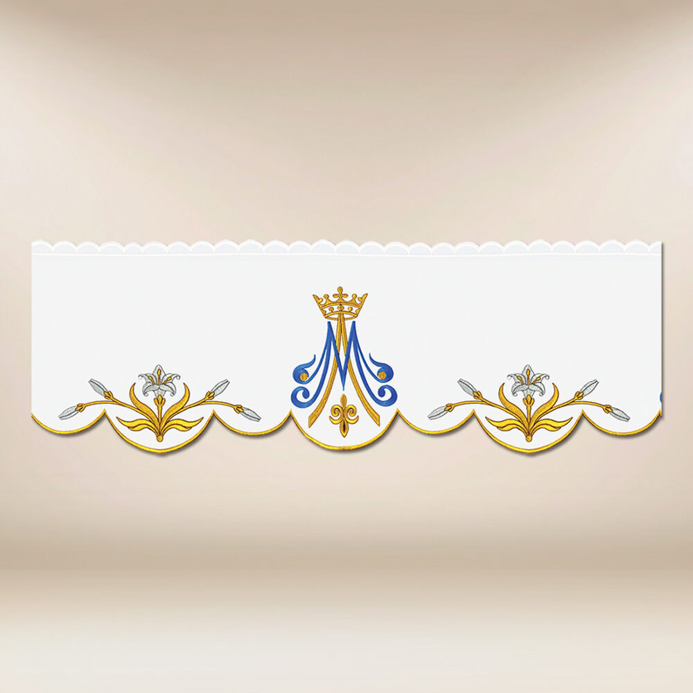 Bordino ricamato mariano