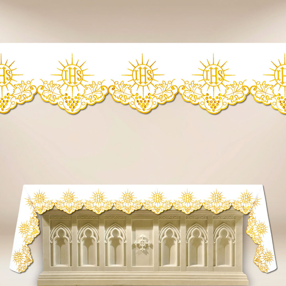 Tovaglia ricamata oro