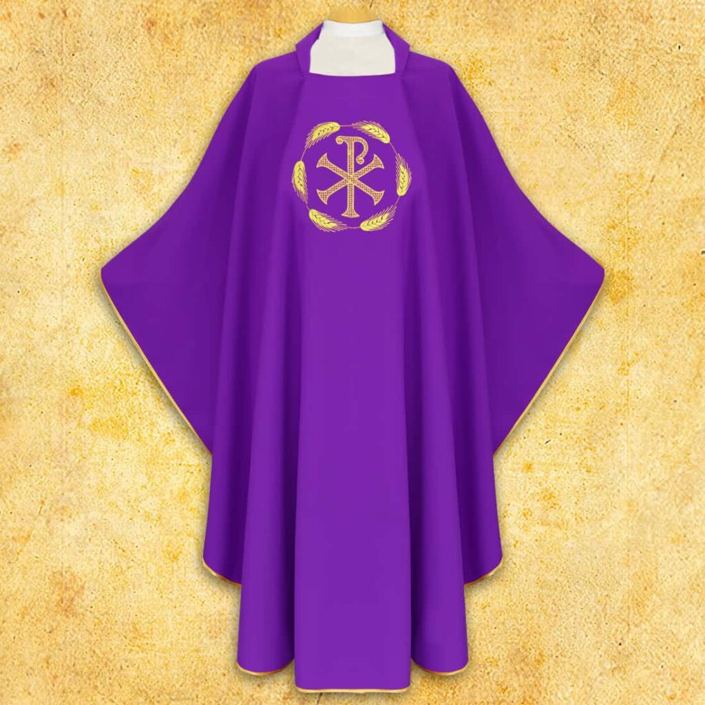 Casula ricamata PX viola