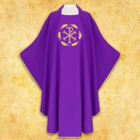 Casule ricamata PX viola