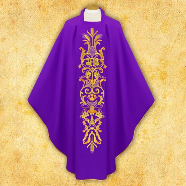 Ornat Haftowany "Kłosy I Winogrono"