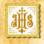 Biancheria per calice Gold IHS