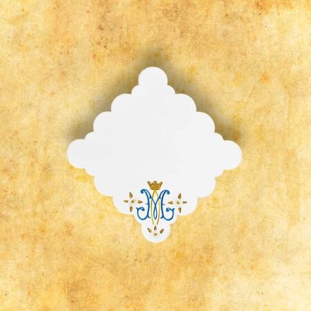 Tovaglia liturgica mariana 32 cm x 32 cm