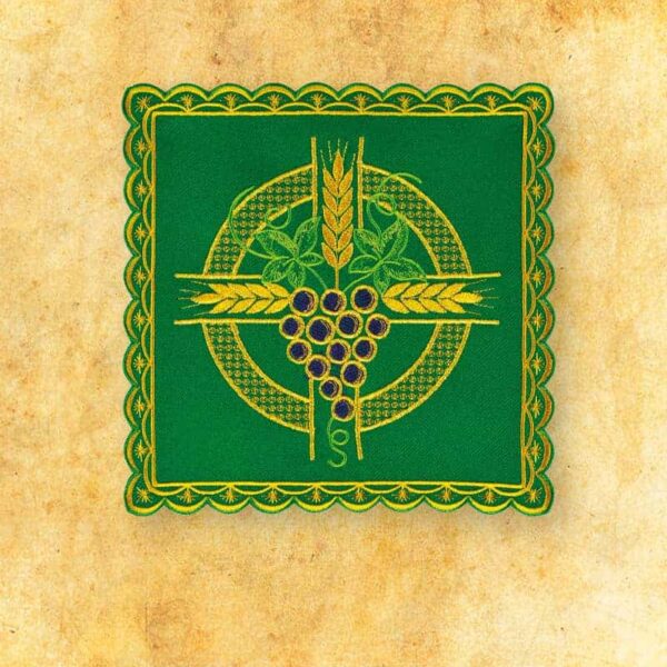 Palka Haftowana Zielona Nr 40