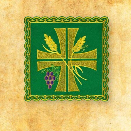 Palka Haftowana Zielona Nr 41