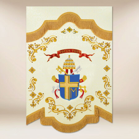 Mini Chorągiew Dwustronna Jan Paweł II