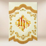 Mini Chorągiew Dwustronna Serce Jezusa