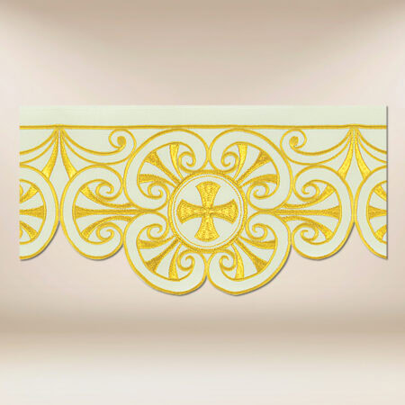 Coroncina ricamata ecru 590 cm