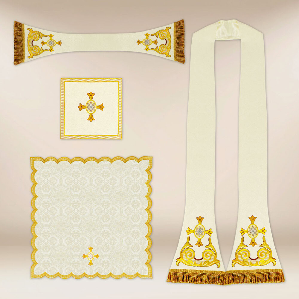 Paramento romano ricamato per Natale