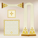 Paramento romano ricamato per Natale