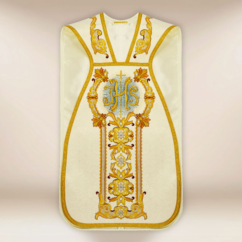 Paramento romano ricamato per Natale