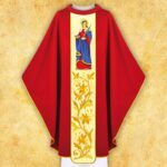 Casula con immagine di S. Lucia