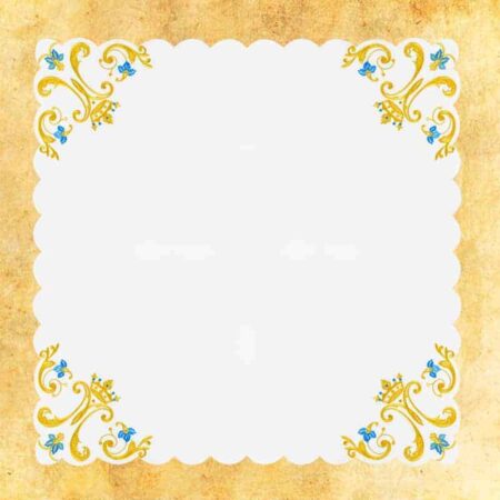 Tovaglia liturgica mariana 95×95 