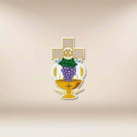 aplikacja haftowana Komunia