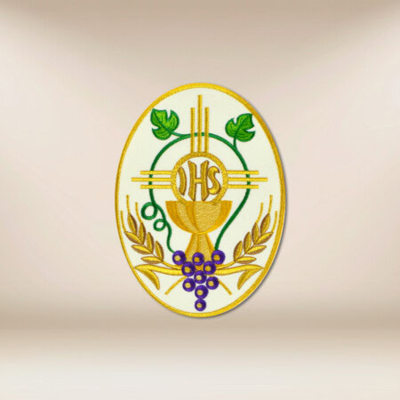 applicazione ricamata IHS